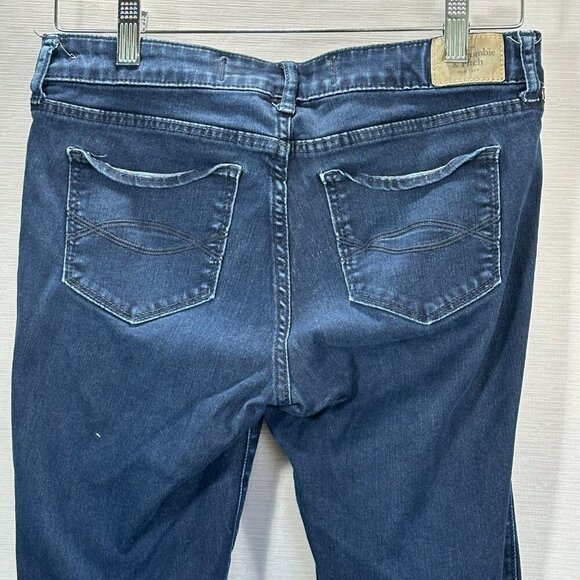 Abercrombie & Fitch Jeans Womens 29 The A& F Jegging Cotton Stretch Pockets Dark - Picture 6 of 11